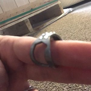 Jeweled bottoms opener ring